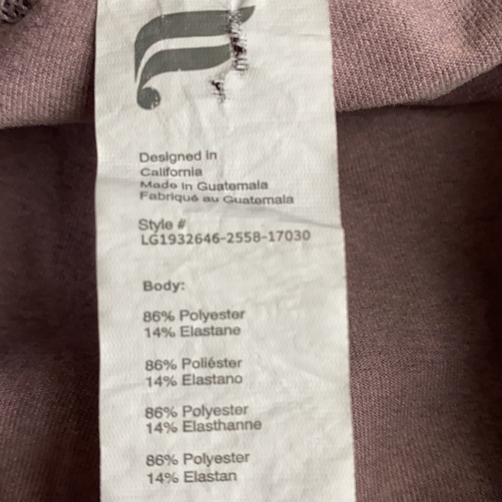 Fabletics Pink/Green Camo Powerhold Ankle Length Leggings Small - Picture 6 of 7